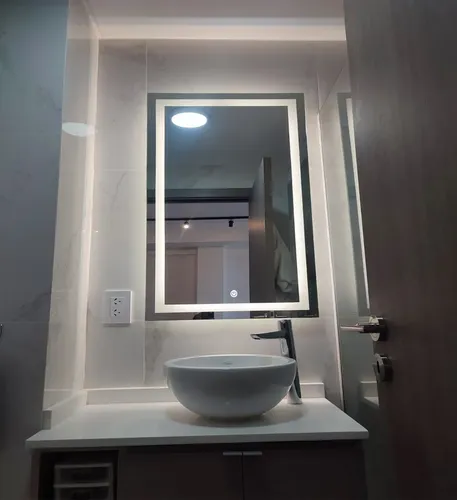 Espejo Baño Vertical 60×80 Luz Led Calidad Premium Touch