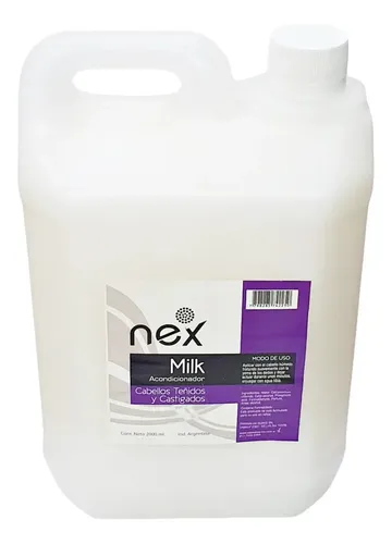 Acondicionador Nex Milk enjuague 2000 ml 2 litros bidon