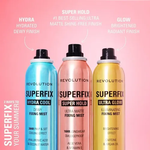 Spray Fijador De Maquillaje Revolution Superfix Hydra Cool