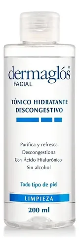 Dermaglos Tónico Hidratante Descongestivo 200ml Tipo de piel Todo tipo de piel Volumen de la unidad 200 mL