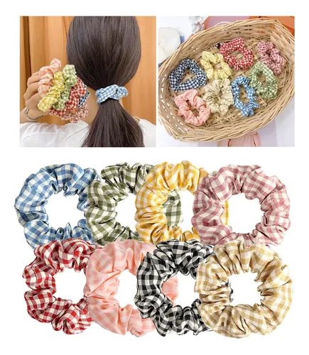 8 Unids/set Lazos Elásticos Bandas For El Cabello A .