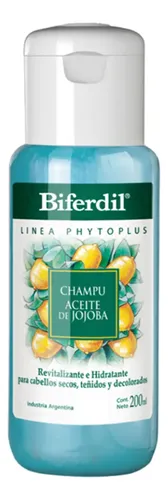 Shampoo Biferdil Jojoba Pelo Seco Teñido Deshidratado 200 Ml