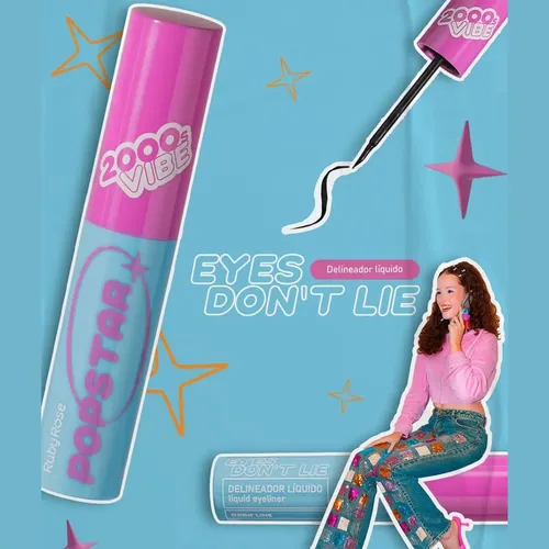 Delineador Líquido Eyes Don’t Lie Popstar Ruby Rose Satinado Color DELINEADOR LÍQUIDO EYES DONT LIE POPSTAR