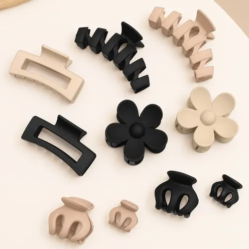 A 10 Piezas De Accesorios Modernos For El Cabello Con S
