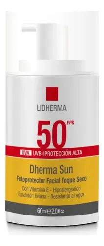 X2 Dherma Sun Fotoprotector Facial Toque Seco Fps 50 P/grasa
