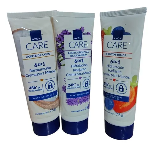 Crema De Mano Avon Kit Con 3 Unidades