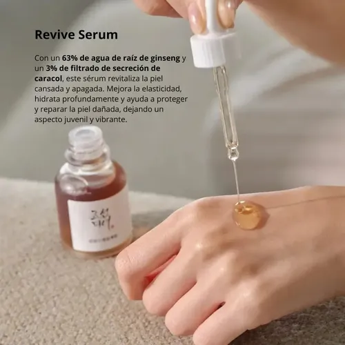 Beauty Of Joseon Serum Ginseng + Snail Mucin 60ml Todo Tipo De Piel Noche