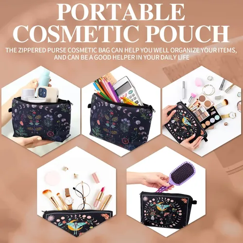 Bolsa De Maquillaje Xuniea Witch Moon 4 Unidades Con Cremall