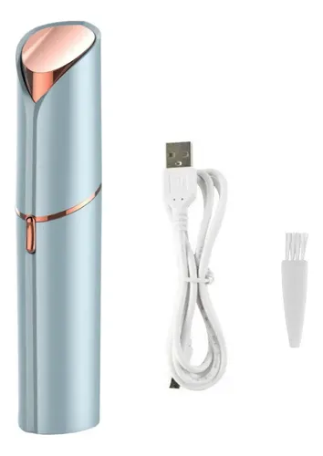 Depiladora Facial Eléctrica Para Mujer Con Luz Recargable