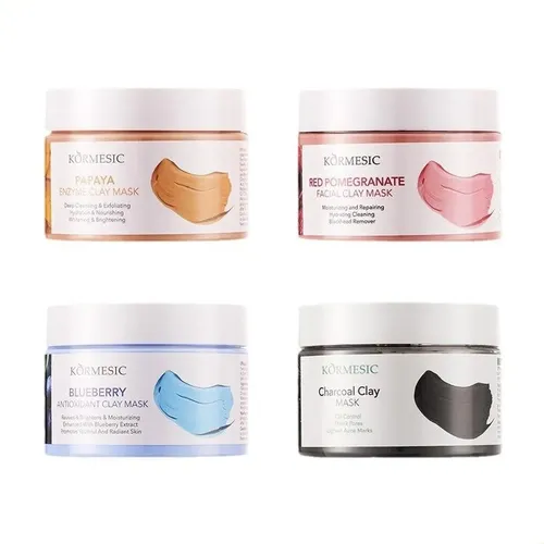 Mascarilla De Arcilla Y Carbón Vegetal Kormesic Para Limpiez