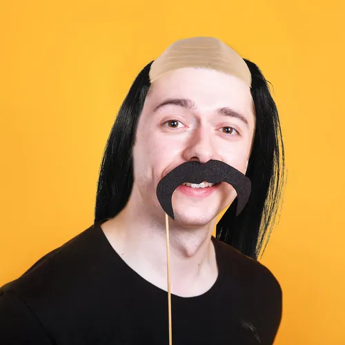 Peluca Calva Para Hombres: Realista, Para Cosplay
