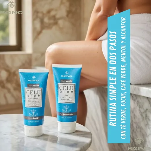 Reino Celuderm Gel Exfoliante Y Crema Anticelulítica