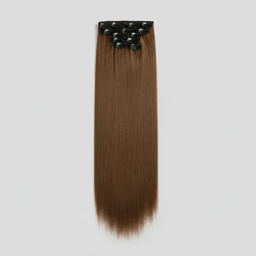Cortinas Cabello Organico Set De 6 Piezas