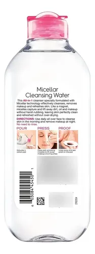 Agua Micelar Garnier Para Piel Sensible 400 Ml