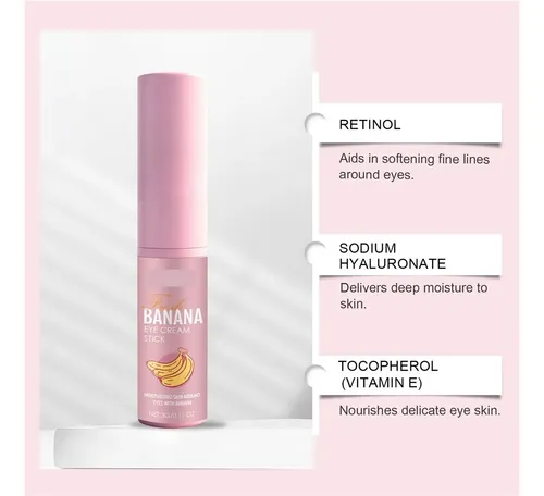 Crema Iluminadora For Ojos En Barra Con Efecto Plátano