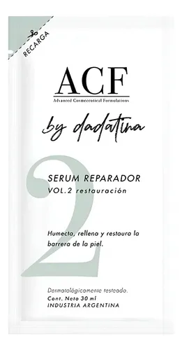 Acf By Dadatina Refill Serum Vol 2 Vegano 30ml Local