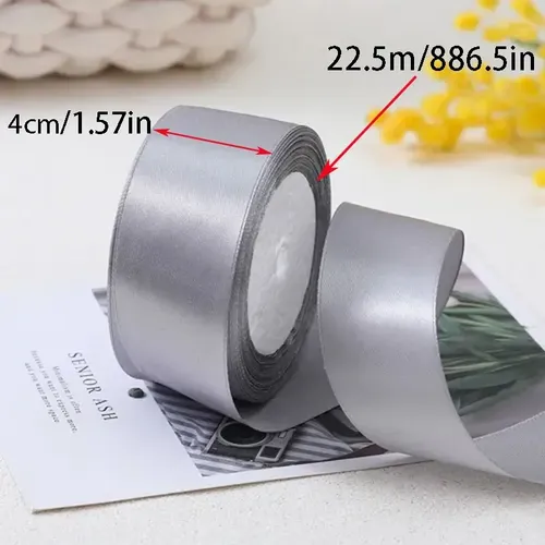 20 Rollos De Listón Decorativo De 4 Cm De Ancho, Largo 45 M