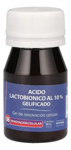 Ácido Lactobiónico 10% Gel Laboratorio Cosmos Peeling Facial Día/Noche