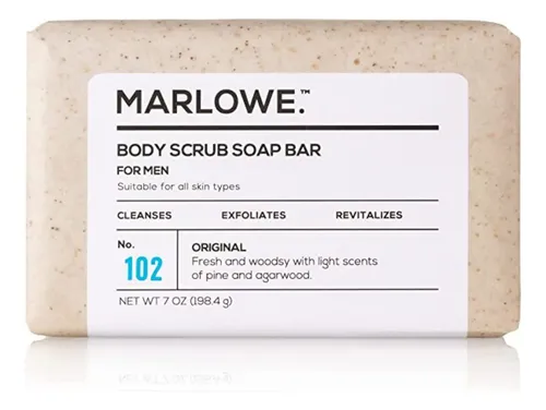 Jabón Exfoliante Corporal Marlowe. No. 102 Para Hombre, 200