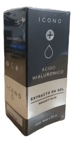 Acido Hialuronico Extracto Gel Megavit Plus Icono Group 30gr