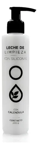 Leche De Limpieza Con Siliconas Calmante Liviana 200gr Icono