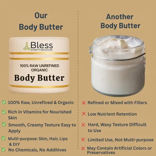 Crema Hidratante Para La Piel Bless International, Manteca D