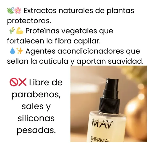 Protector Térmico Con Argán Y Keratina 125ml Secador Plancha