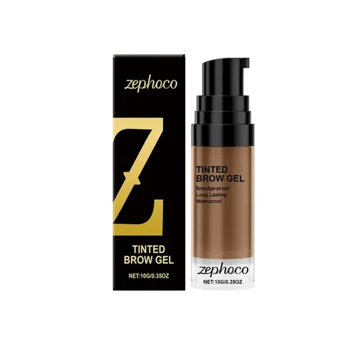 Tinte Pigmentado Para Cejas Zephoco (marrón Claro) Fácil De  Marrón Claro