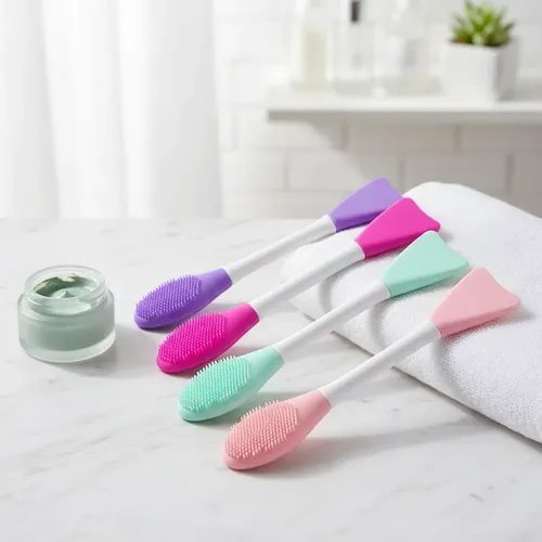 Espatula Para Aplicar Mascarillas Plastica Doble Punta
