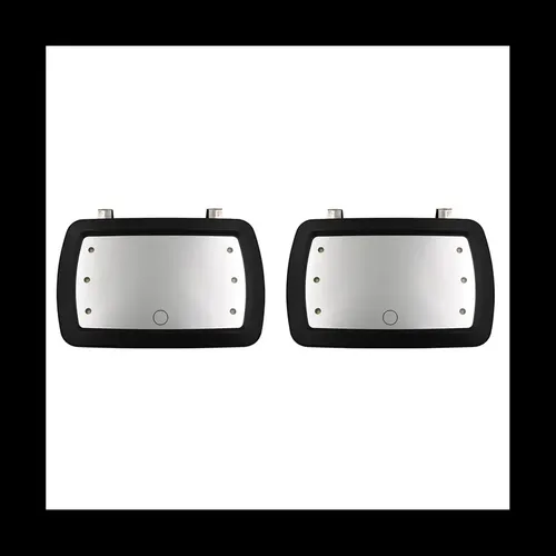 2 Espejos Parasoles Con Luces Led Para Maquillaje Y Protecci