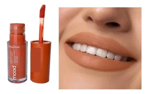 Tinta Crema-ojos Y Boca Labial-ruby Rose-hialuronico Karite