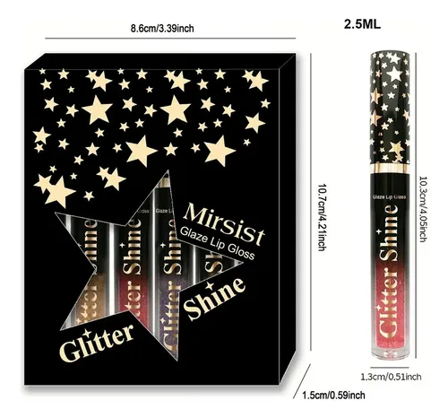 Set De Maquillaje Moderno Glossy Lip Lab