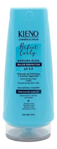 Kleno Perfect Curly Mascara Acida Rulos Perfectos 200ml