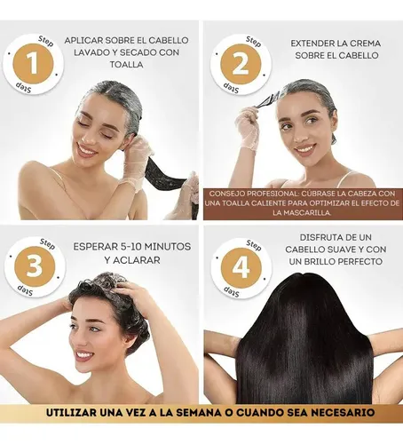 Crema Mascarilla Para Cabello Karseell Colágeno 500ml