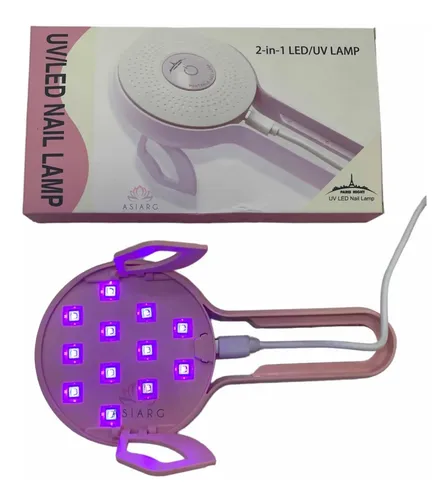 Cabina Uñas Portátil Uv Led Nail Lamp Paris Night