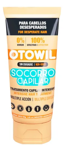Otowil Socorro Capilar Reparador Intensivo Pelo 120g 3c