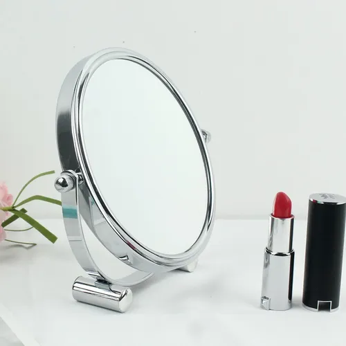 Espejo Cosmético De Pie, Aumento 10x, Compacto, De Mesa