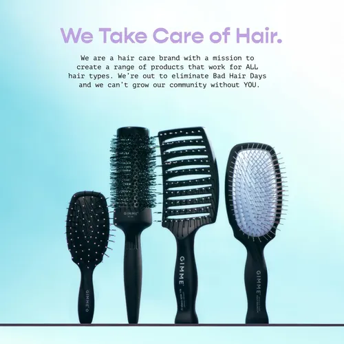 Cepillo De Viaje Gimme Beauty Mini Desenredante Para Cabello