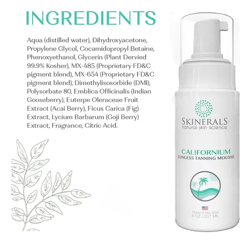 Mousse Bronceador Autobronceante Skinerals Californium 240 M