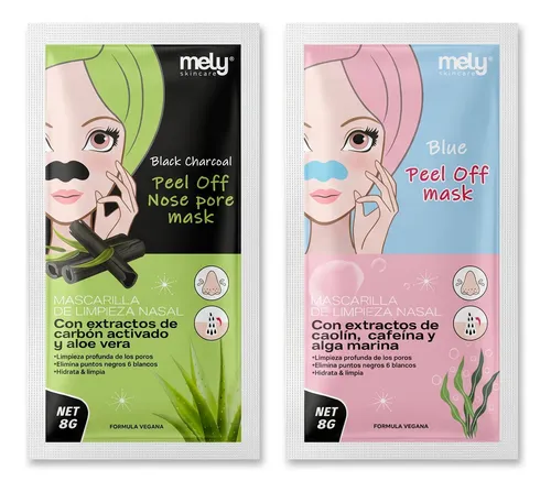 Mascarilla Peel Off Elimina Puntos Negros Para Skin Care X1u