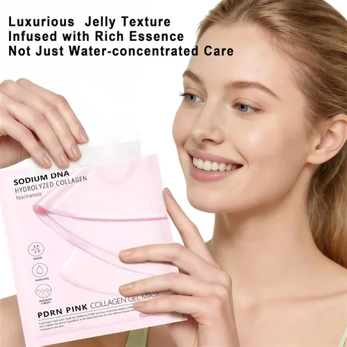Mascarilla Facial Pdrn Salmón Colágeno Gel Hidratante 4p