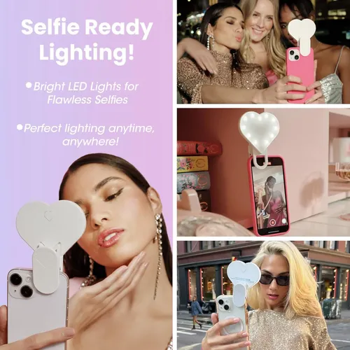 Espejo De Maquillaje Riki Loves Riki Led Recargable Blanco