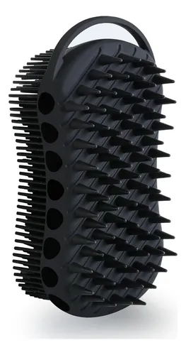 Cepillo Exfoliante De Silicona Mtboi 2 En 1 (negro)