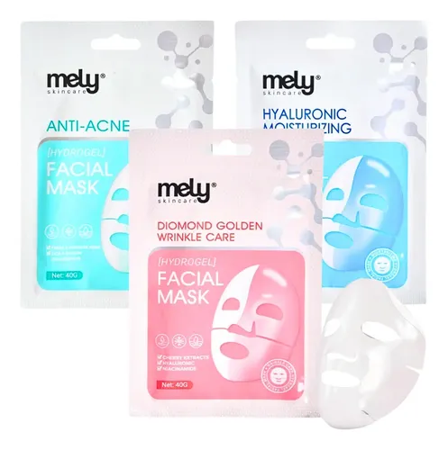 Mascarilla Facial De Hidrogel Mely Hidratante Rejuvenecedora Tipo de piel Madura