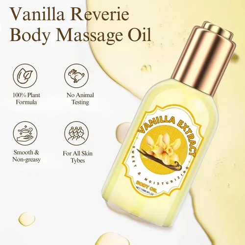 Aceite Corporal De Vainilla, Aceite De Masaje Con Aceite