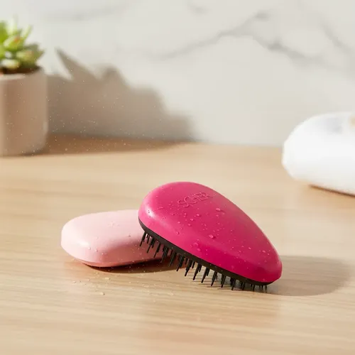 Cepillo Para Cabello Desenredante Anti Frizz Forma De Huevo