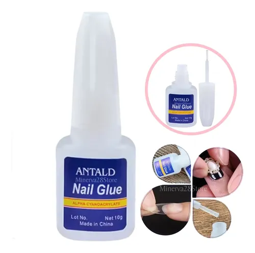 Pegamento Para Tips Y Uñas Postizas, Nail Glue De 10gr Nails
