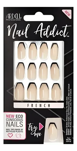 Uñas Postizas French Eco French Noir Ardell