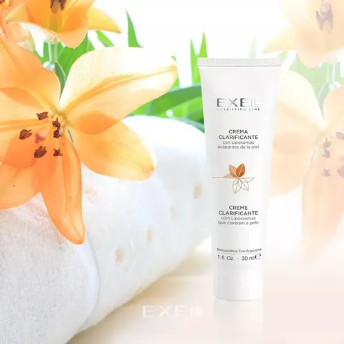 Exel Crema Clarificante Liposomas Por 30ml Aclara Manchas.