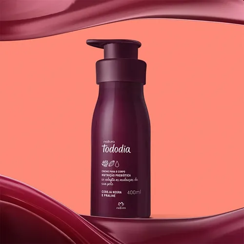Crema Para El Cuerpo Tododia Cereza Negra Y Praliné – 400 Ml